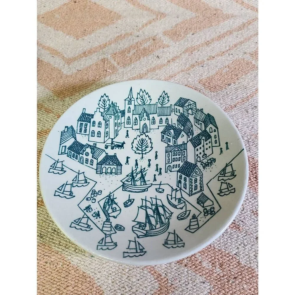 Nymolle Art Faience Paul Hoyrup Cup & Saucer Plate Limited Edition Denmark